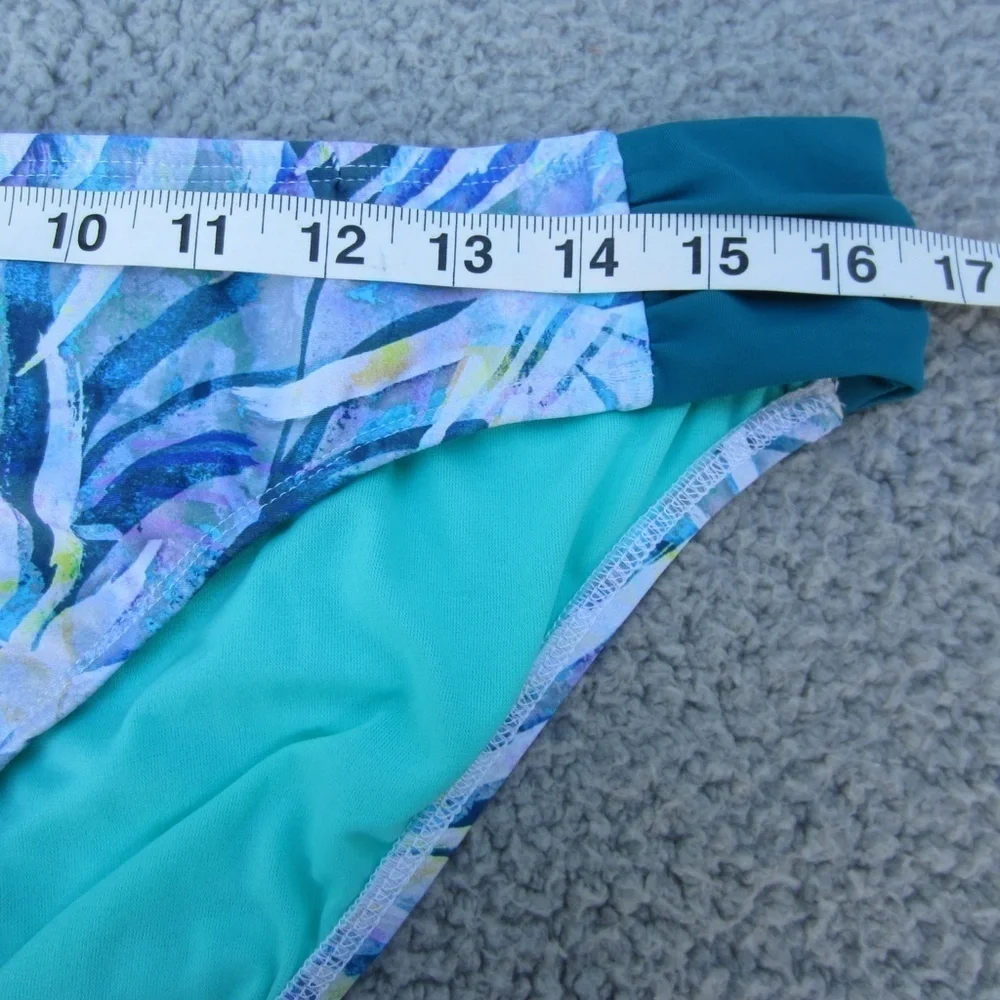 Title Nine Bikini Swim Bottom Womens XL Multi Color Fully Lined‎ Beach Vacation